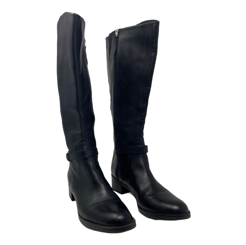 Franco Sarto Cleveland Riding Boots Black Size 9